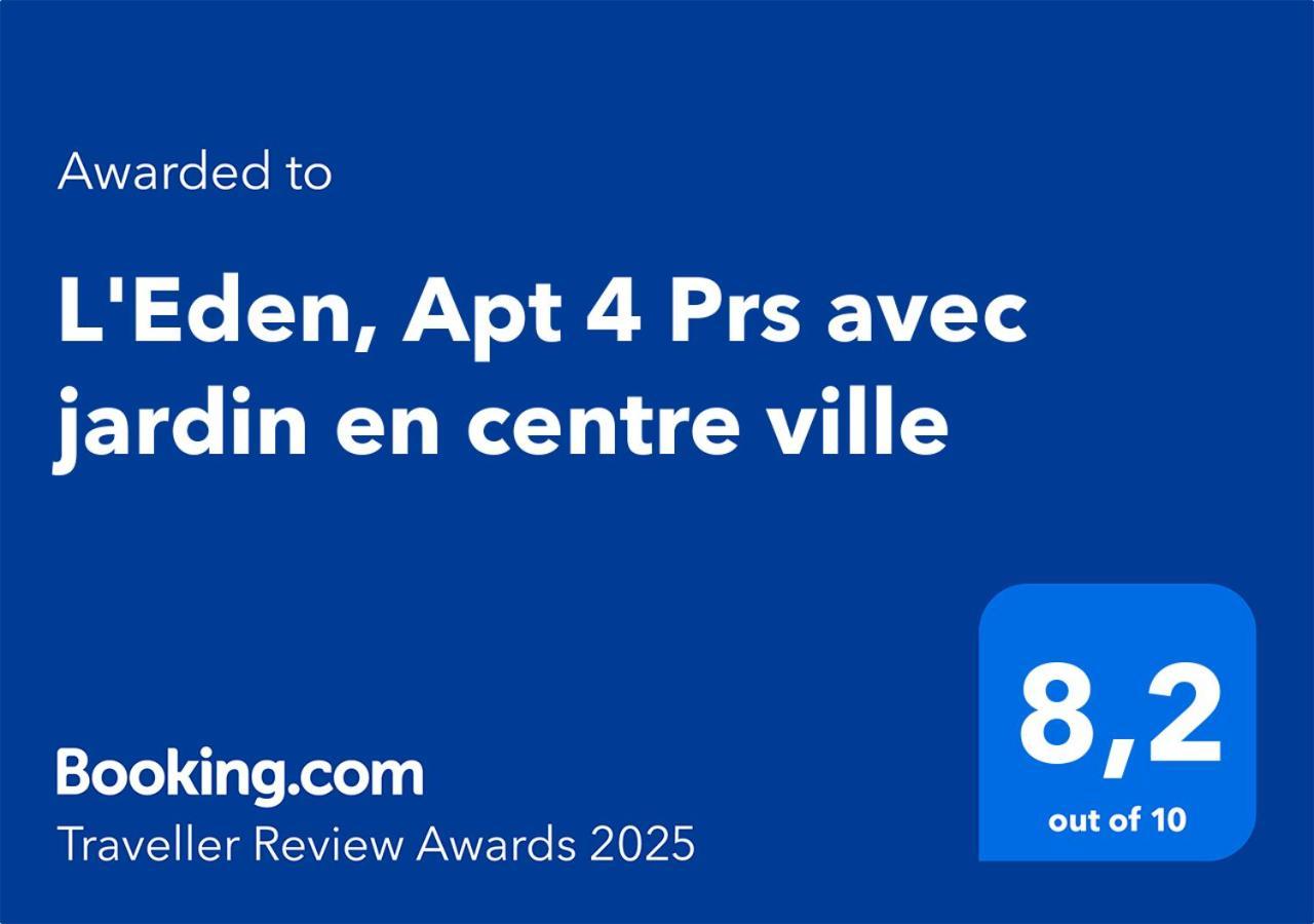 L'Eden, Apt 4 Prs Avec Jardin En Centre Ville Dijon Exterior photo